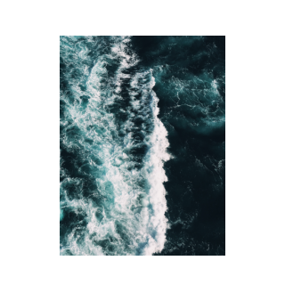 Plakaty 30cm x 40cm - Fale oceaniczne