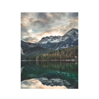 Plakaty 30cm x 40cm - Górskie jezioro