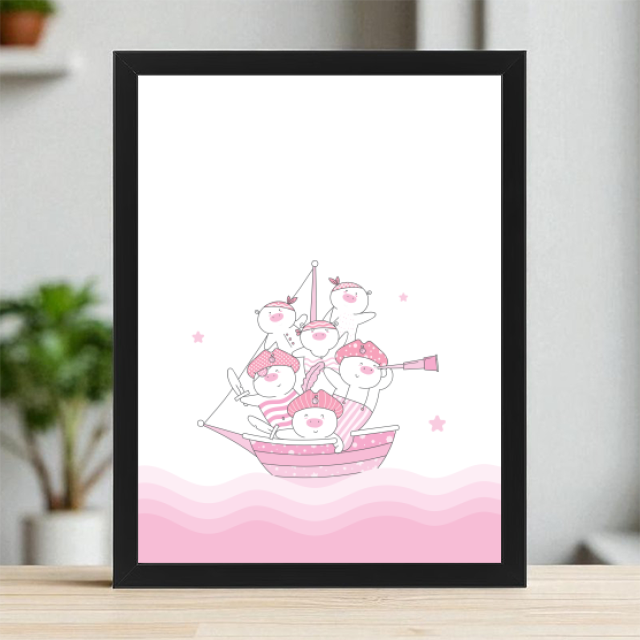 Plakaty 30cm x 40cm - Gwieździste różowe sny