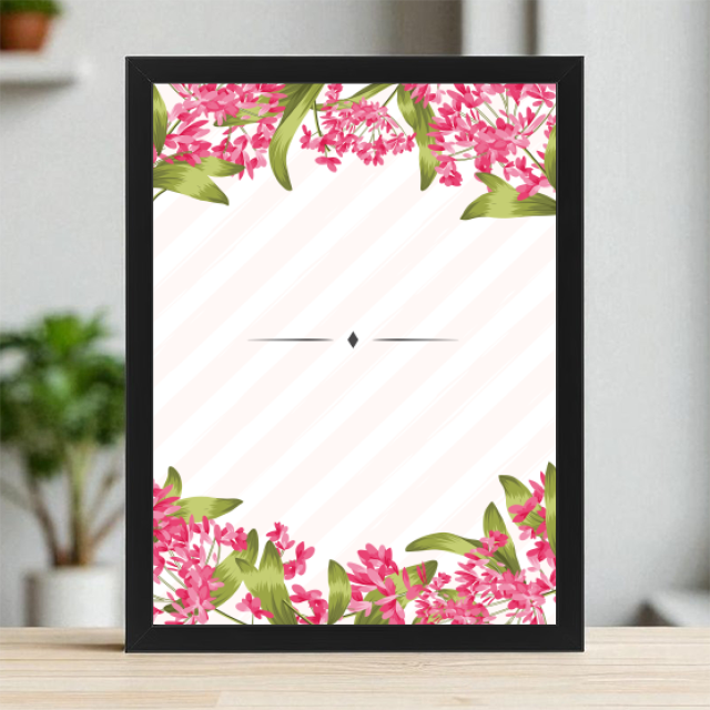 Plakaty 30cm x 40cm - Różowe kwiaty