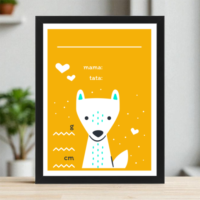 Plakaty 30cm x 40cm - Minimalistyczne zwierzaki