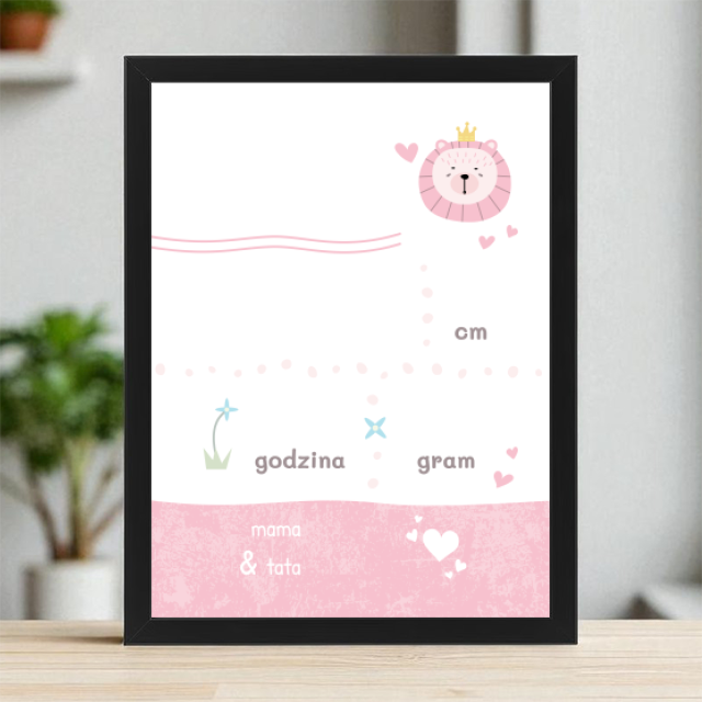 Plakaty 30cm x 40cm - Księżniczka 