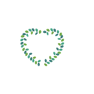 Kubki personalizowane - Liściaste serce 