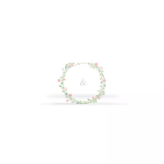 Krówki - Wianek z różyczkami 