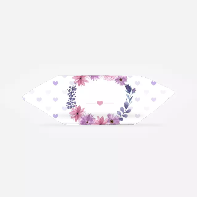 Krówki - Fioletowo-różowy wianek