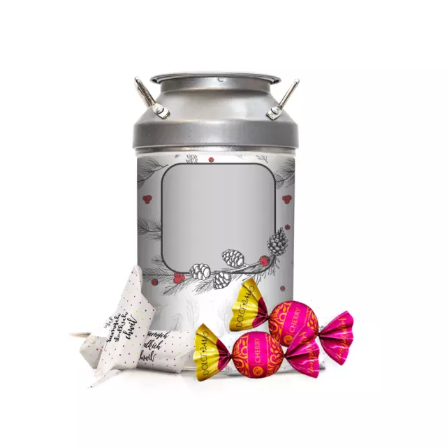 Krówki w kance - Leśne gałązki z żurawiną