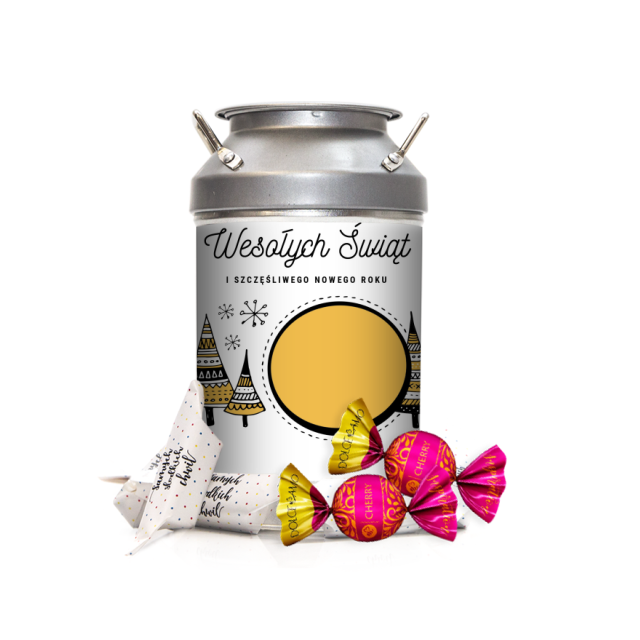 Krówki w kance - Rysunkowe choinki