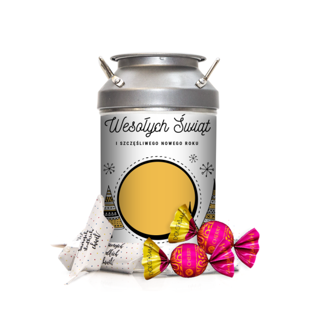 Krówki w kance - Rysunkowe choinki