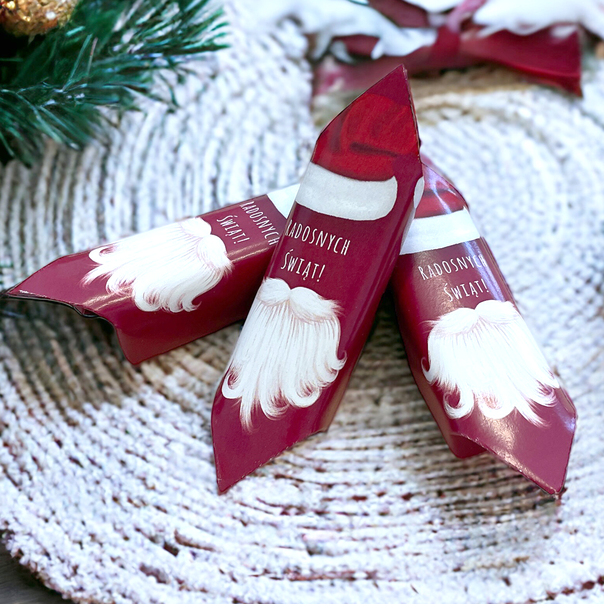 Krówki - Czapka Mikołaja i broda