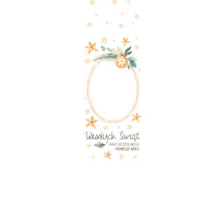 Torebki na cukierki - Gwiazdki i dzwonki (kraft) (5 szt)