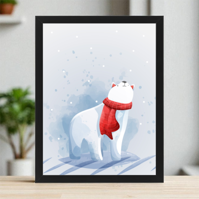 Plakaty 30cm x 40cm - Miś polarny