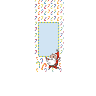 Torebki na cukierki - Wesołe Święta (kraft) (5 szt)