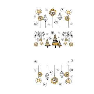 Słodkie pudełka - Rysunkowe choinki