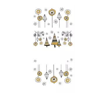 Słodkie pudełka - Rysunkowe choinki