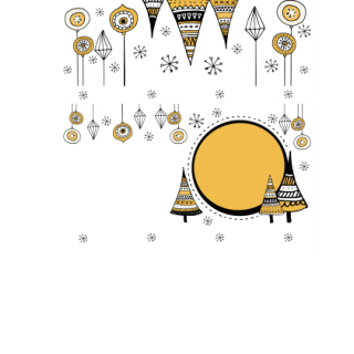 Czekolady - Rysunkowe choinki