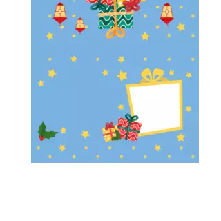 Czekolady - Sanie z prezentami 