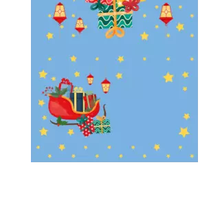 Czekolady - Sanie z prezentami 