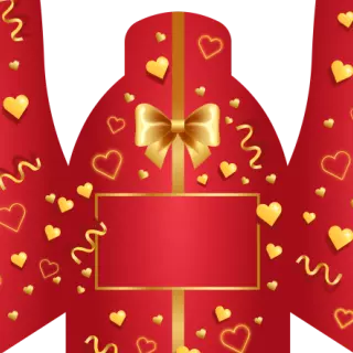 Słodkie kuferki - Złote serca