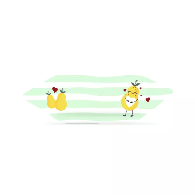 Krówki - Zakochana gruszka