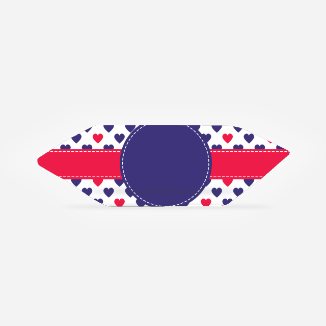 Krówki - Niebiesko-czerwone serca