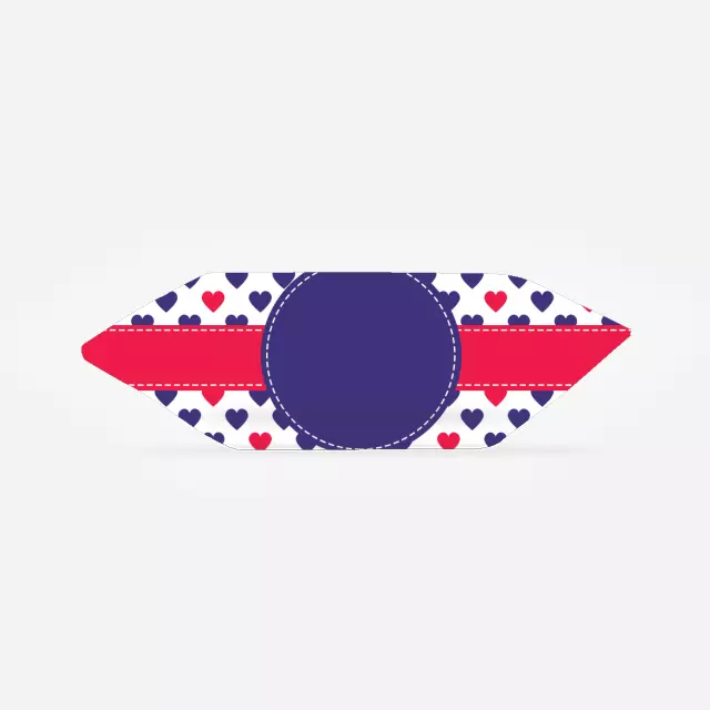 Krówki - Niebiesko-czerwone serca