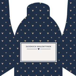 Słodkie kuferki - Granatowy