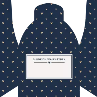 Słodkie kuferki - Granatowy