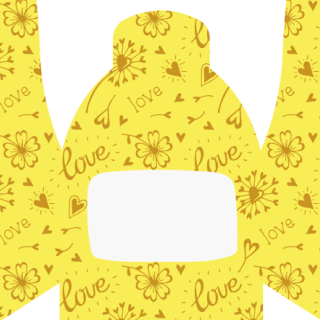 Słodkie kuferki - Żółty love