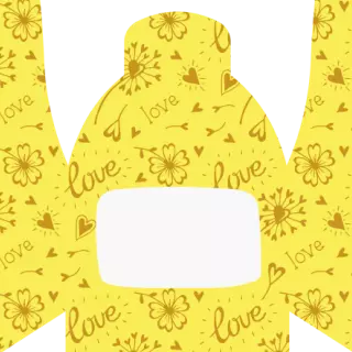 Słodkie kuferki - Żółty love