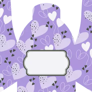 Słodkie kuferki - Fioletowy 