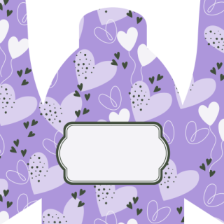 Słodkie kuferki - Fioletowy 