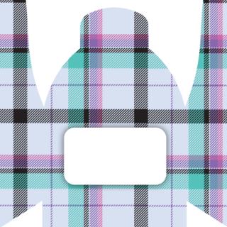 Słodkie kuferki - W kratkę