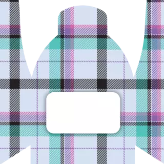 Słodkie kuferki - W kratkę