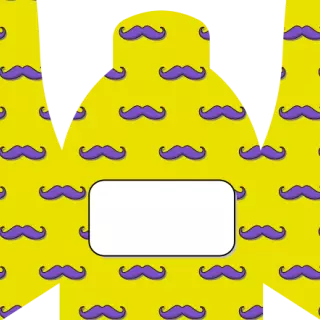 Słodkie kuferki - Fioletowe wąsy