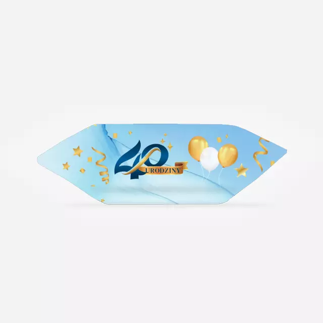 Krówki - 40-ste urodziny - Niebieski