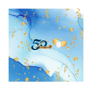 Krówki - 50-te urodziny - Niebieski