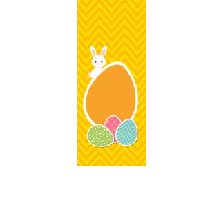 Torebki na cukierki - Wielkanocne paseczki (5 szt)