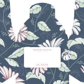 Słodkie kuferki - Pastelowe na granatowym tle