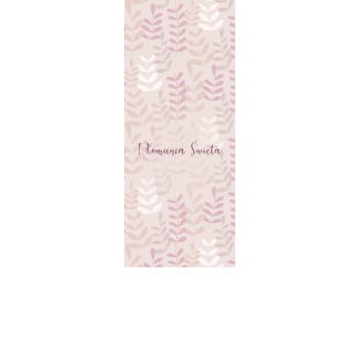 Torebki na cukierki - Różowe listki (5 szt)