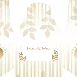 Słodkie kuferki - Pozłacane gałązki
