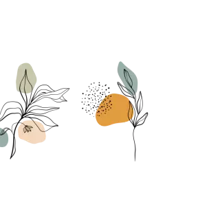 Kubki personalizowane - Minimalistyczne kwiaty