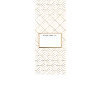 Torebki na cukierki - Złoty wzór (kraft) (5 szt)