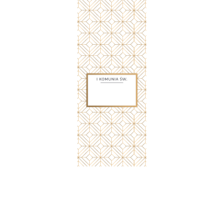 Torebki na cukierki - Złoty wzór (5 szt)