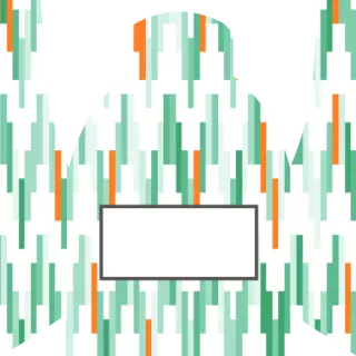 Słodkie kuferki - Zielone paski