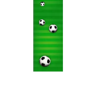 Torebki na cukierki - Piłkarski (kraft) (5 szt)