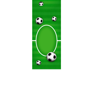 Torebki na cukierki - Piłkarski (5 szt)