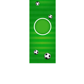 Torebki na cukierki - Piłkarski (5 szt)