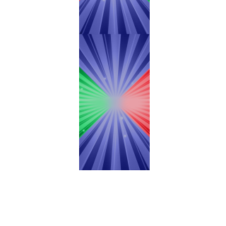 Torebki na cukierki - Dyskotekowe barwy (kraft) (5 szt)