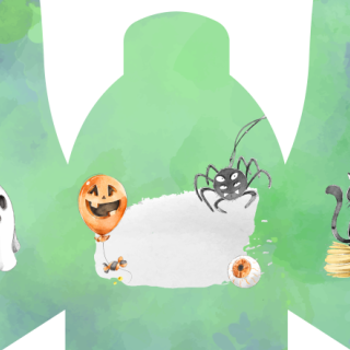 Słodkie kuferki - Malowane Halloween