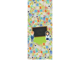 Torebki na cukierki - Uczniowie przy tablicy (5 szt)